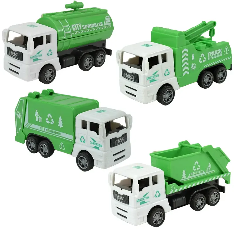 City Truck Hulladékszállító kamion többféle változatban 12cm Népszerű