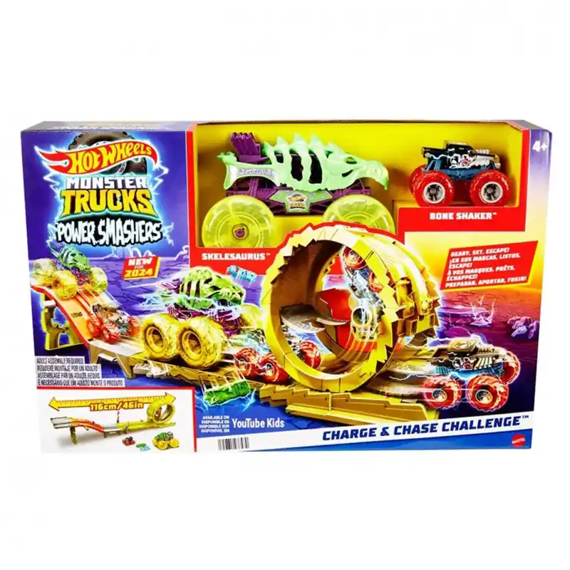 Hot Wheels Monster Trucks Power Smasher Hajsza pályaszett - Mattel Alacsony ár