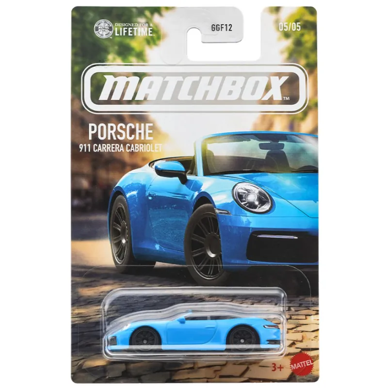 Gyors szállítás Matchbox Ikonikus Porsche 911 Carrera Cabriolet kisautó 1/64 – Mattel