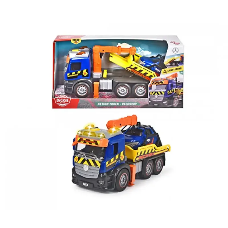 Gyors kiszállítás Action Truck Autómentő fénnyel és hanggal 26cm - Dickie Toys