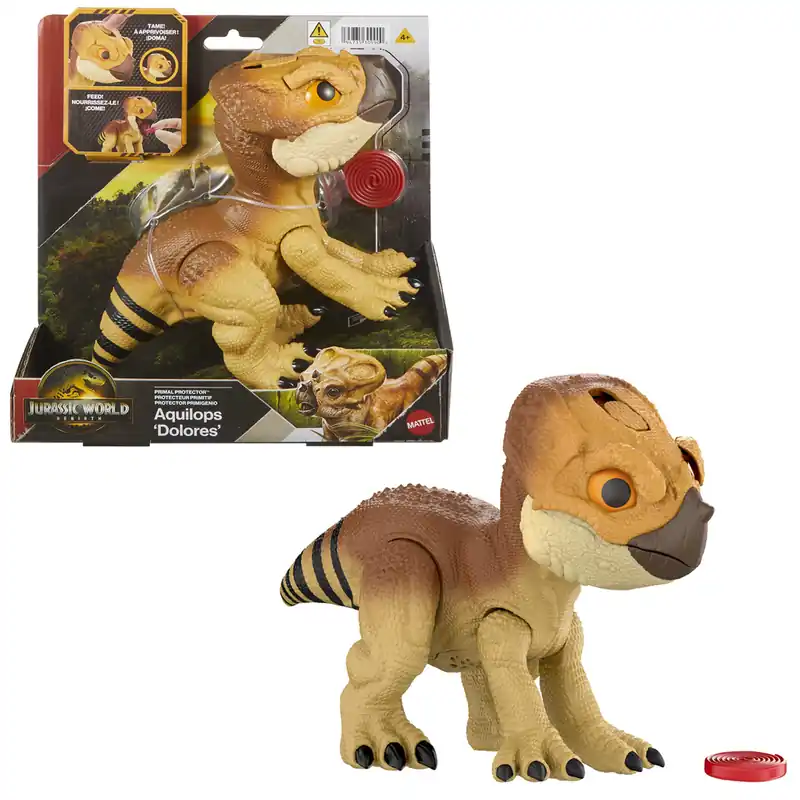 Jurassic World Újjászületés - Aquilops Dolores interaktív dinoszaurusz figura - Mattel Ajánlat