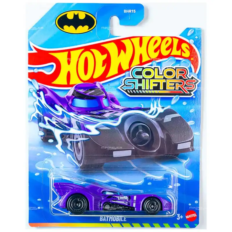 Korlátozott ajánlat Hot Wheels Batmobile színváltós kisautó 1/64 - Mattel
