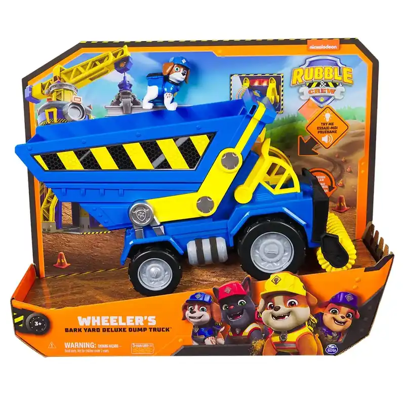 Mancs Őrjárat Rubble és csapata - Wheeler deluxe dömpere - Spin Master Gyors kiszállítás