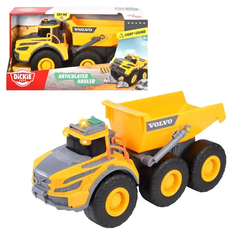 Árcsökkenés Volvo dömper fény és hang effektekkel 23cm - Dickie Toys