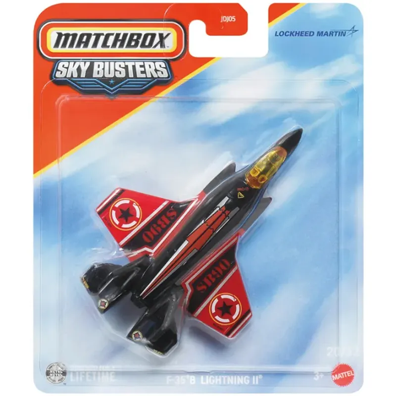 Matchbox Sky Busters F-35 B Lightning II repülő modell 1/64 – Mattel Gyors szállítás