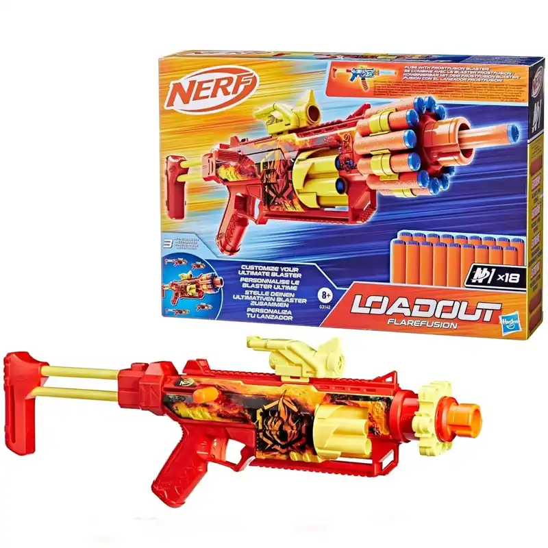 Korlátozott ajánlat Nerf Loadout Flarefusion szivacslövő fegyver - Hasbro