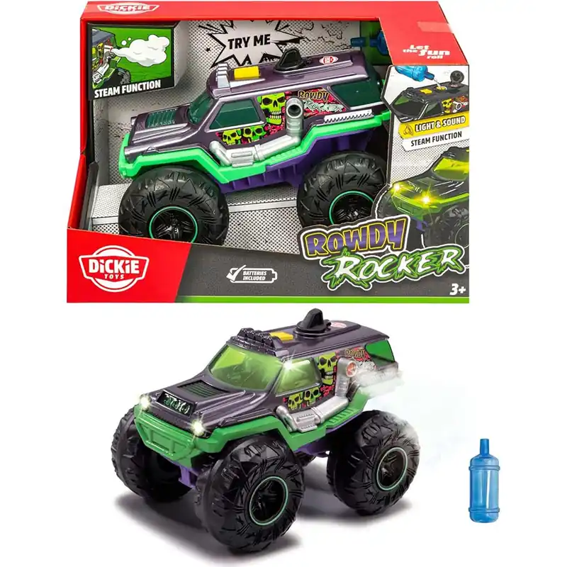 Rowdy Rocker monster truck fénnyel és hanggal - Dickie Toys Végkiárusítás