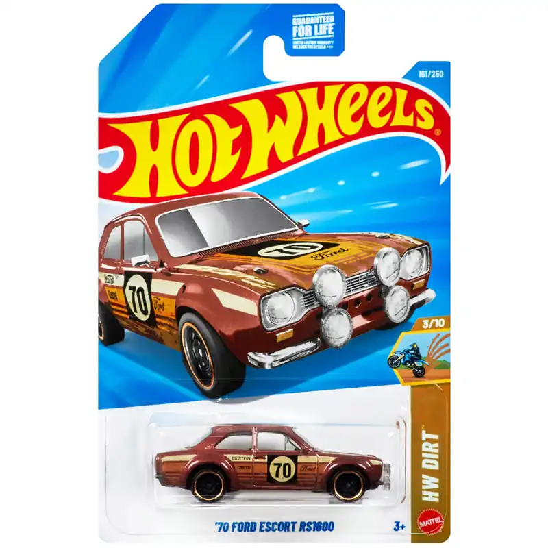 Akció Hot Wheels ‘70 Ford Escort RS 1600 kisautó 1/64 - Mattel