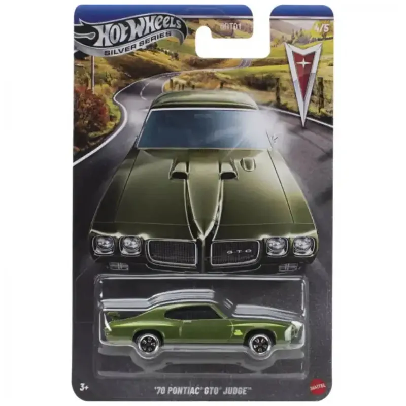 Olcsó Hot Wheels Silver Series ’70 Pontiac GTO kisautó 1/64