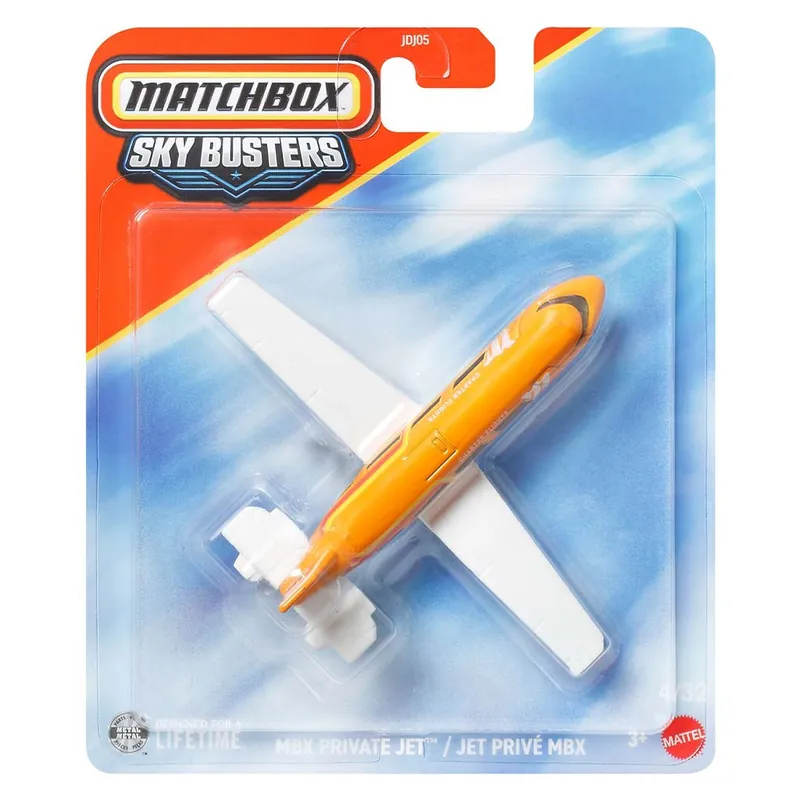 Matchbox Sky Busters Private Jet repülő modell 1/64 - Mattel Akciós ár