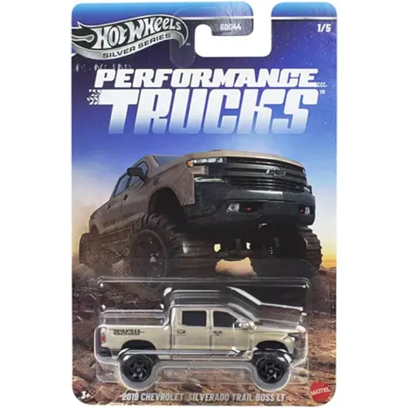 Hot Wheels Silver Series 2019 Chevrolet Silverado Trail Boss LT kisautó 1/64 - Mattel Nézd meg most