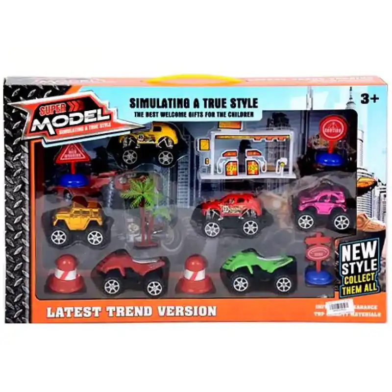 Prémium Offroad játékszett 6db autóval