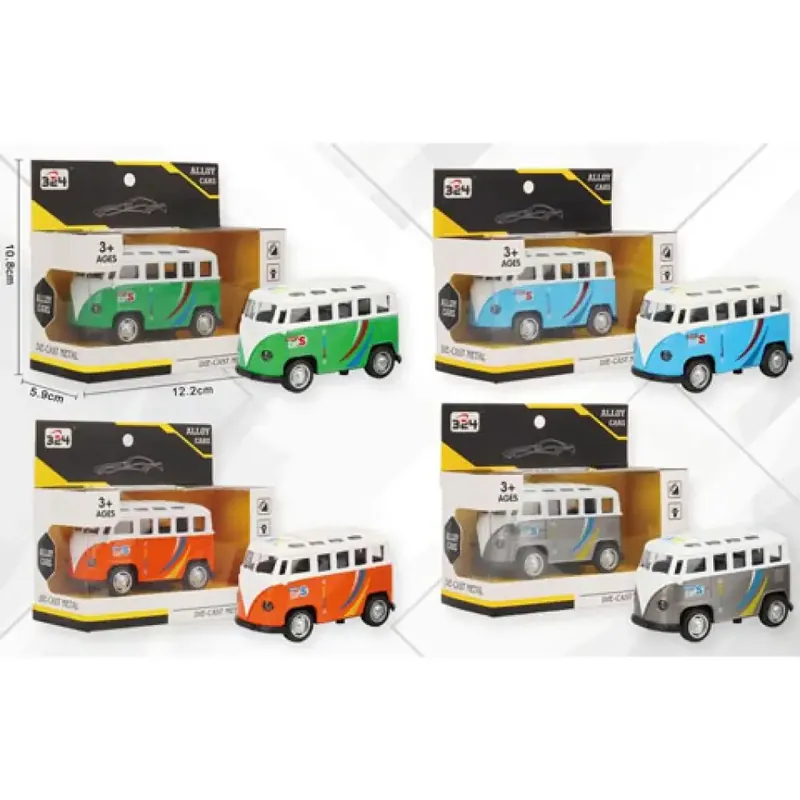 Volkswagen T1 kisbusz fénnyel és hanggal többféle változatban Azonnali szállítás