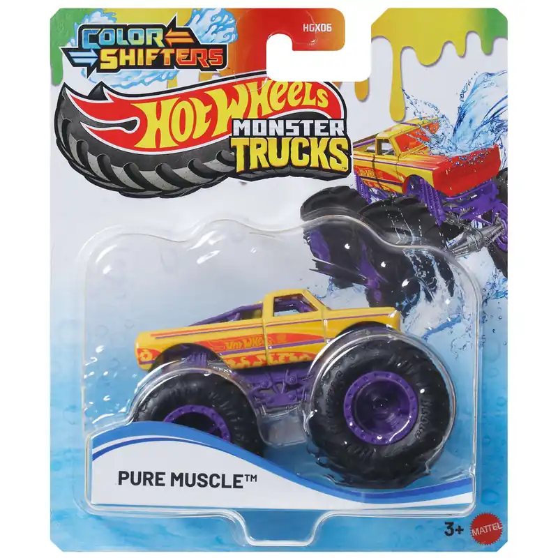 Hot Wheels Monster Truck Pure Muscle színváltós kisautó 1/64 - Mattel Utolsó esély