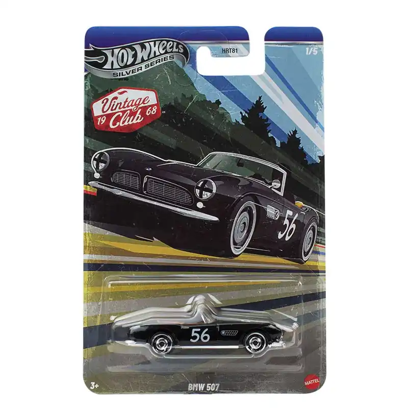 Hot Wheels Vintage BMW 507 kisautó 1/64 - Mattel Végkiárusítás