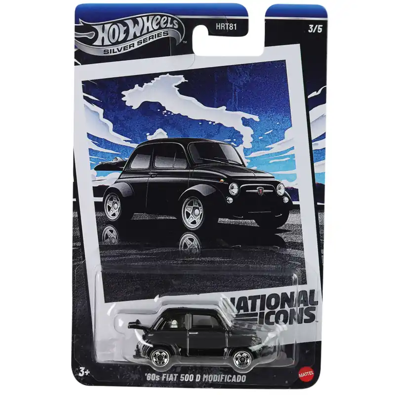 Azonnali szállítás Hot Wheels Vintage ‘60s Fiat 500 D Modificado kisautó 1/64 - Mattel