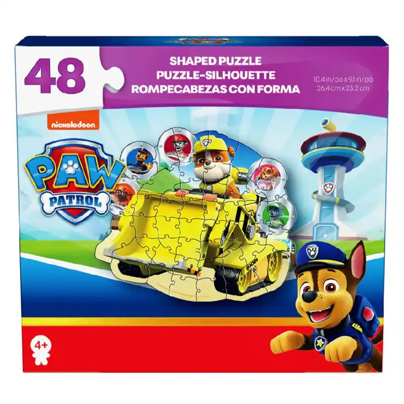 Akciós ár Mancs Őrjárat Rubble buldózerrel 48db-os puzzle - Spin Master