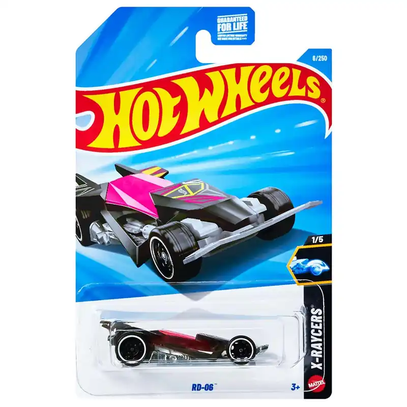 Hot Wheels RD-06 pink kisautó 1/64 - Mattel Akció