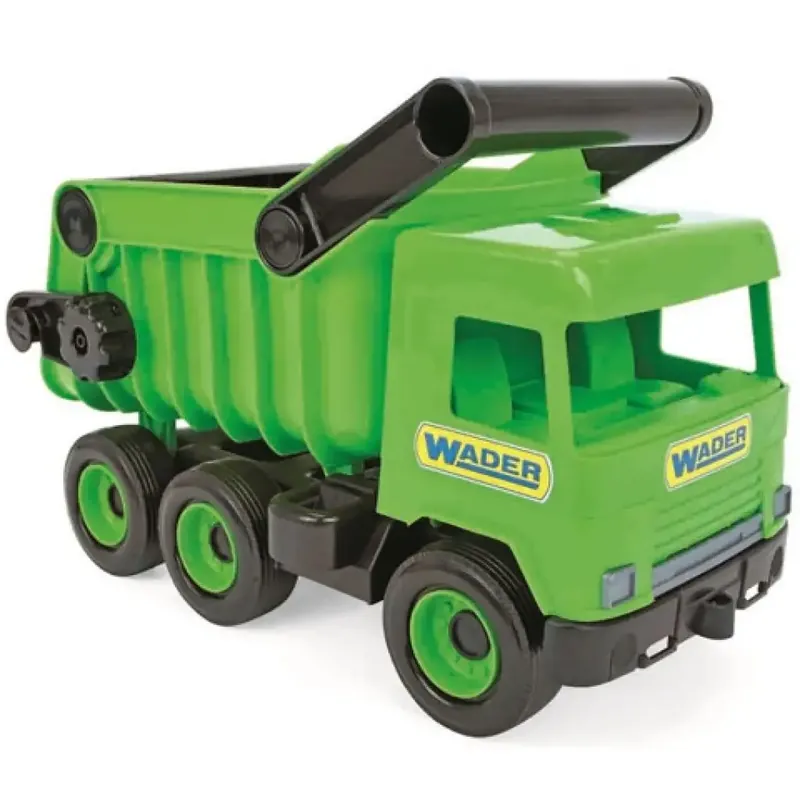 Middle Truck Billentős dömper 43cm zöld - Wader Azonnal elérhető