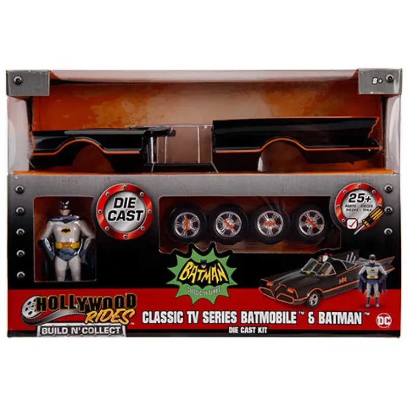 Batman Animated Classic TV Batmobile összeszerelhető fém autó 1/24 - Simba Toys Vedd meg most