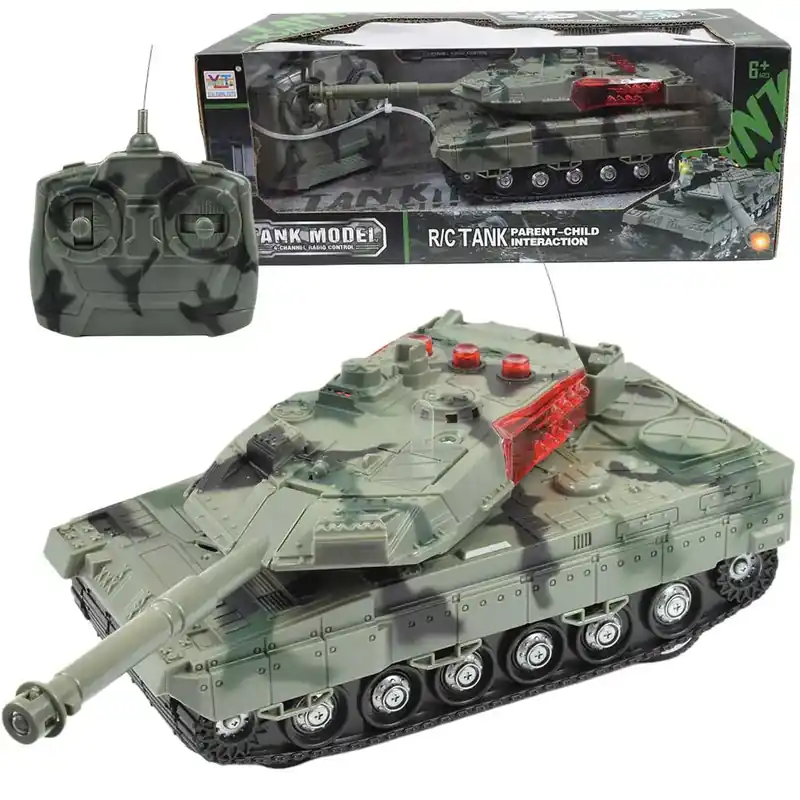 RC Távirányítós M1 Abrams tank fény és hangeffektekkel 1/32-es méretarány 22cm Gyors szállítás