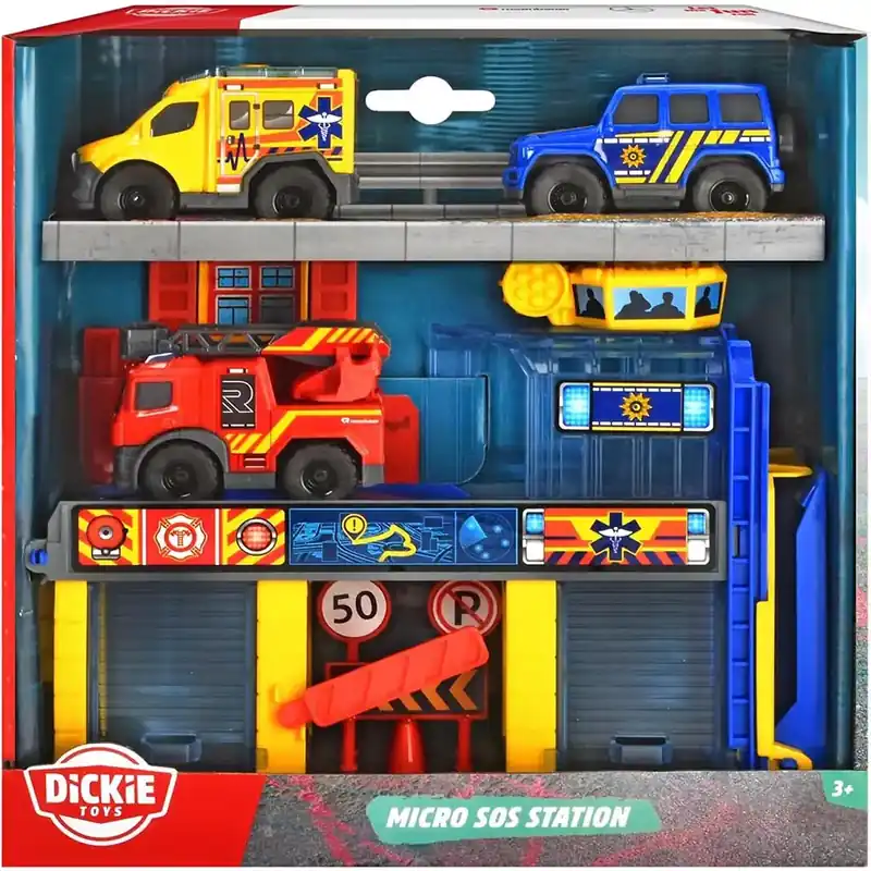 Micro SOS Station szett - Dickie Toys Szezonális akció