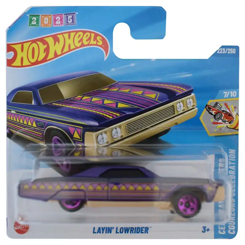 Különleges ajánlat Hot Wheels Layin‘ Lowrider lila kisautó 1/64 - Mattel