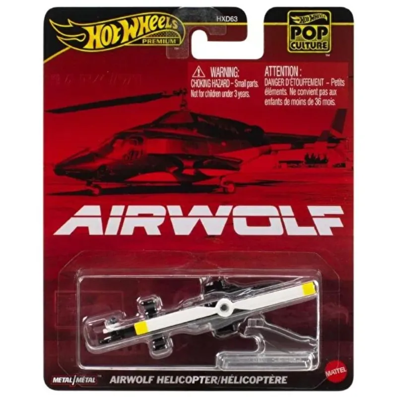 Hot Wheels Pop Kultúra Airwolf Helicopter 1/64 – Mattel Különleges ajánlat
