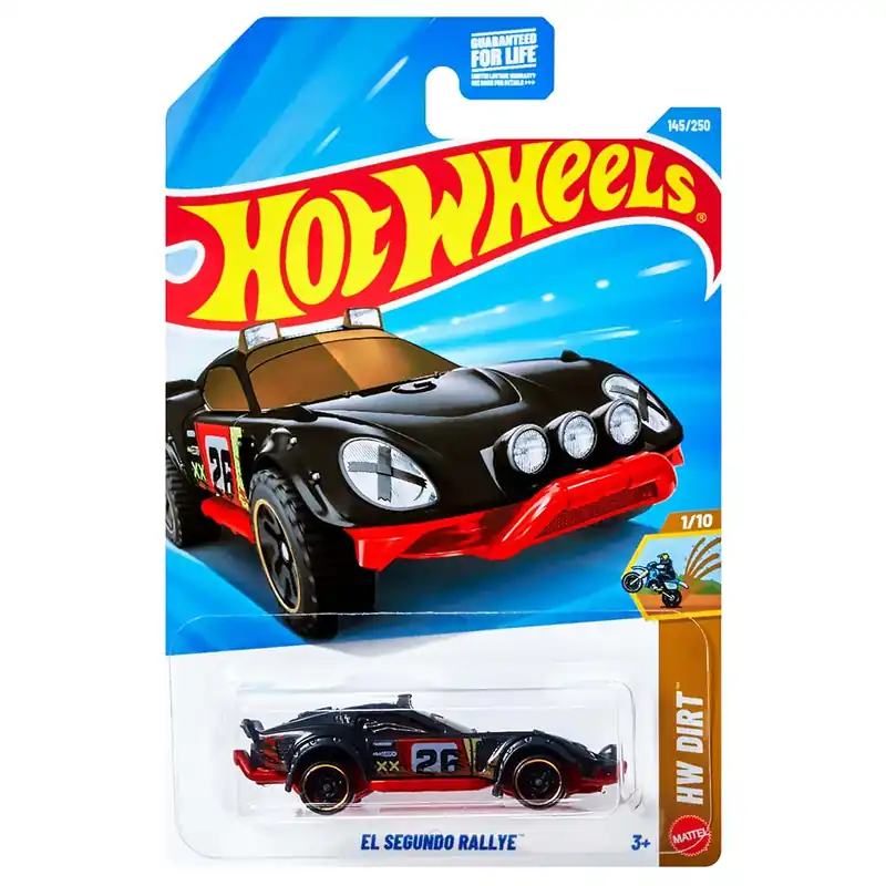 Gyors kiszállítás Hot Wheels El Segundo Rallye piros-fekete kisautó 1/64 - Mattel