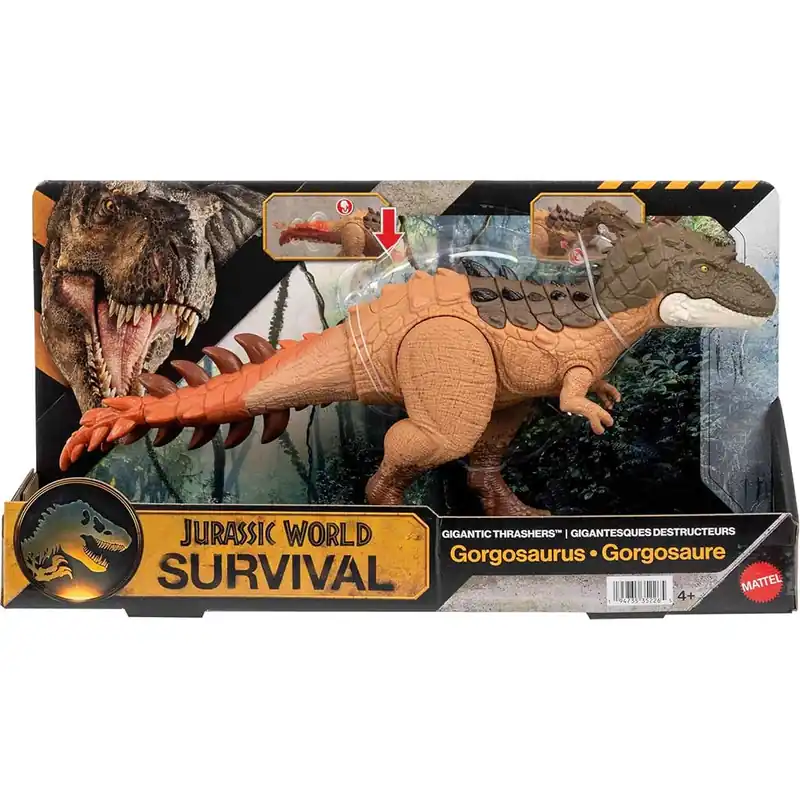 Kedvezmény Jurassic World Óriás támadó Gorgosaurus dinó hanggal - Mattel
