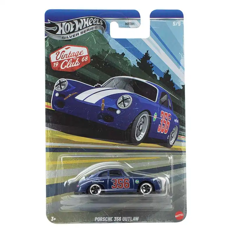Hot Wheels Vintage Porsche 356 Outlaw kisautó 1/64 - Mattel Outlet