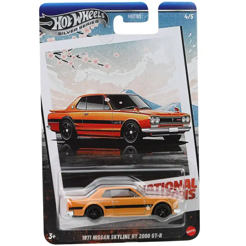 Nézd meg most Hot Wheels Vintage 1971 Nissan Skyline HT 2000 GT-R kisautó 1/64 – Mattel