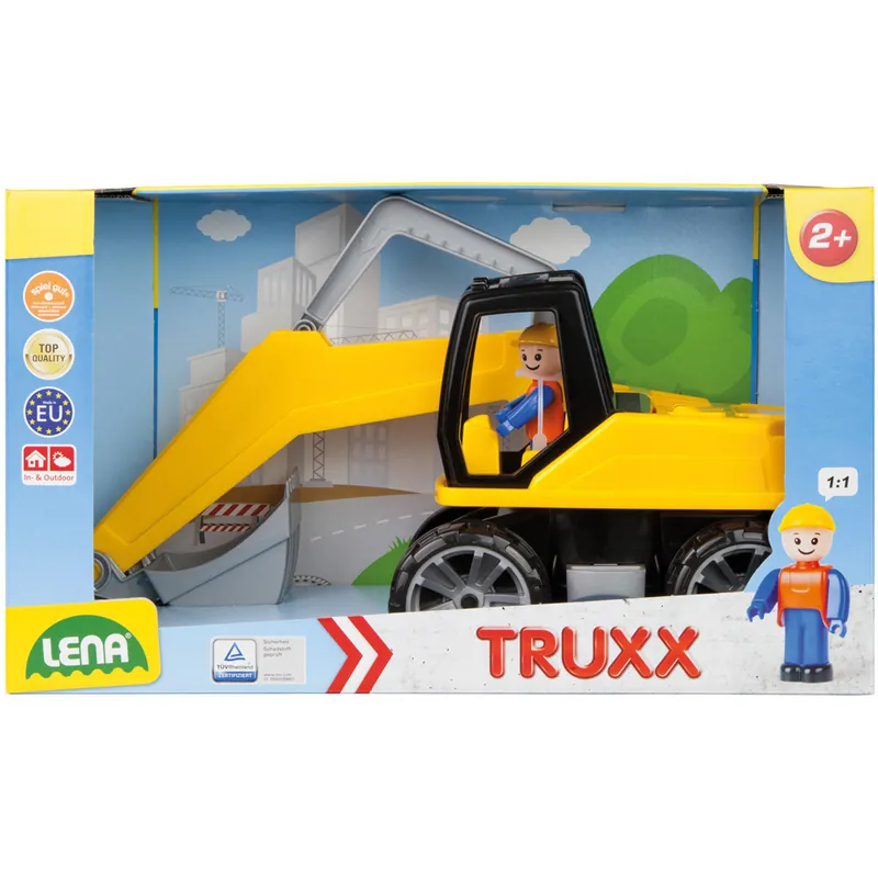 LENA Truxx kotrógép dobozban 37cm Kedvezményes ár
