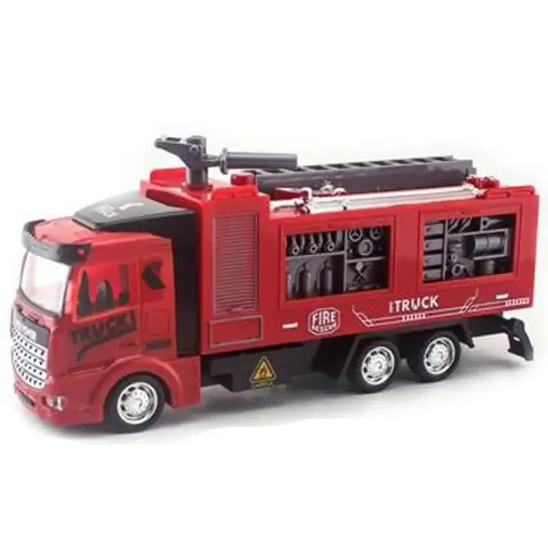 Vedd meg most Tűzoltó autó hátrahúzós meghajtással, fénnyel és hanggal 1/48