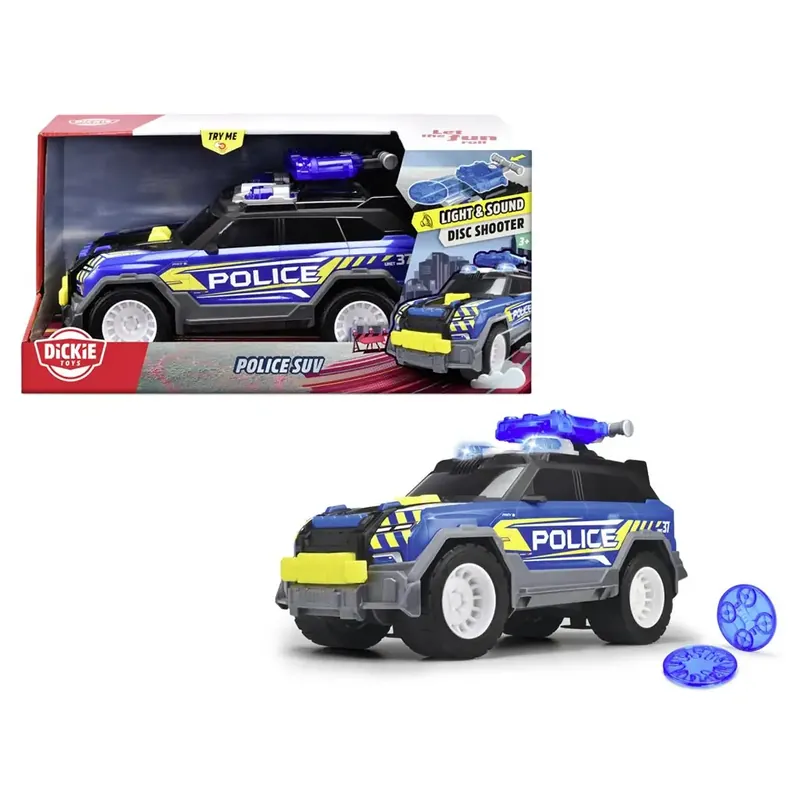 Kihagyhatatlan ajánlat Rendőrautó fénnyel és hanggal 30cm - Dickie Toys