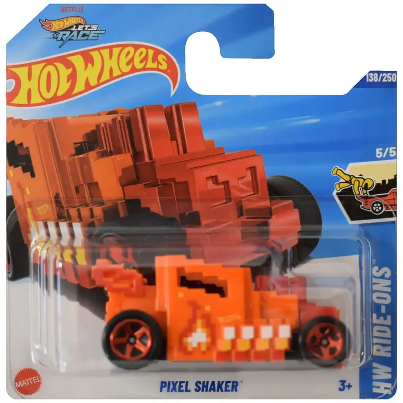 Kihagyhatatlan ajánlat Hot Wheels Pixel Shaker narancssárga kisautó 1/64 - Mattel