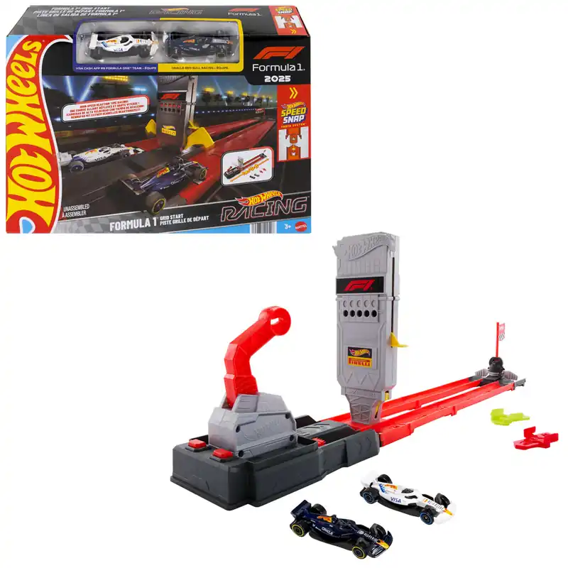 Csak ma Hot Wheels Formula 1 Grid Start pálya szett - Mattel