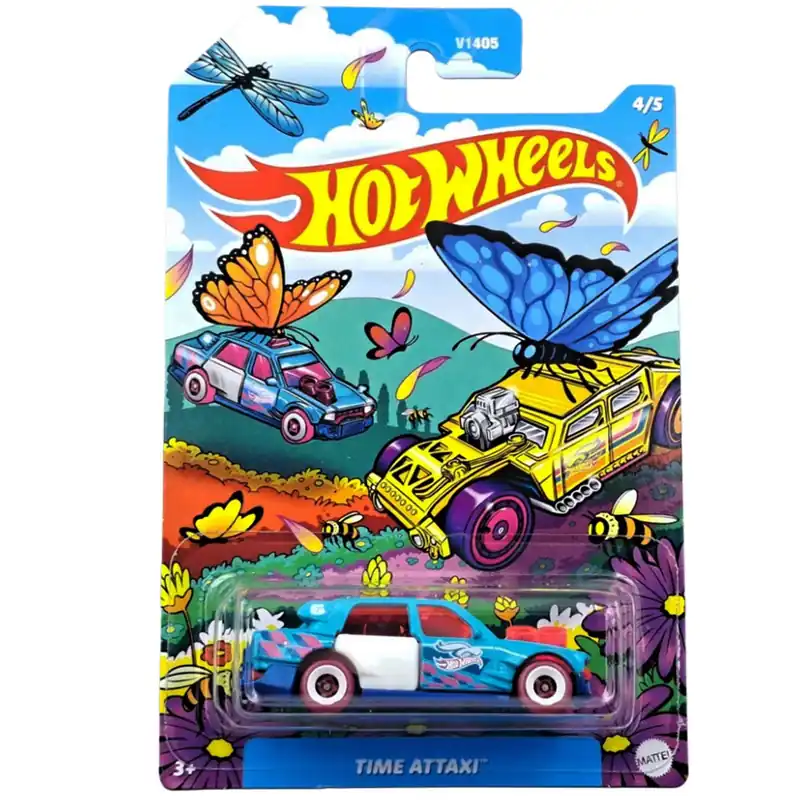 Újdonság Hot Wheels Spring Series Time Attaxi kisautó 1/64 - Mattel