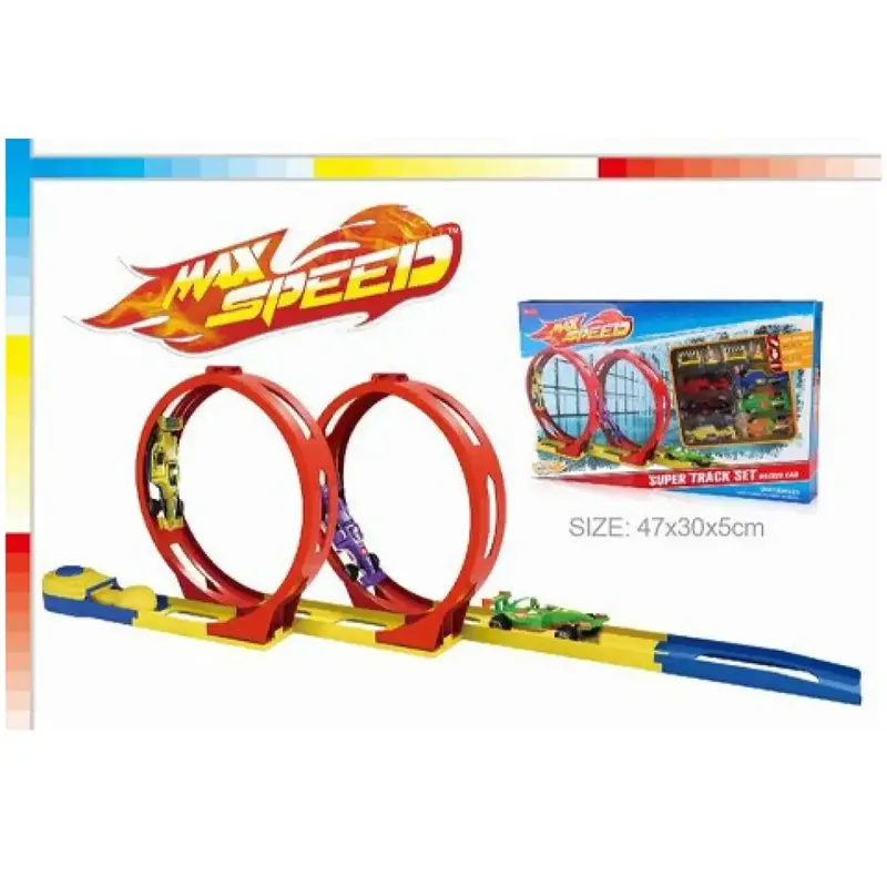 Max Speed versenypálya dupla hurokkal Népszerű