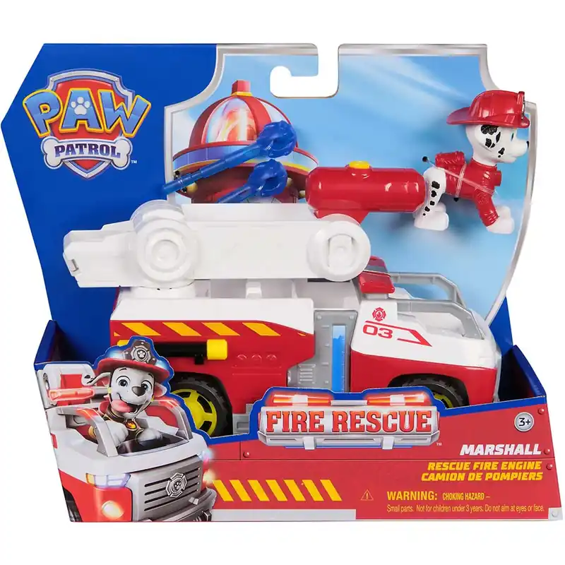 Akció Mancs Őrjárat Fire Rescue Marshall járműve - Spin Master