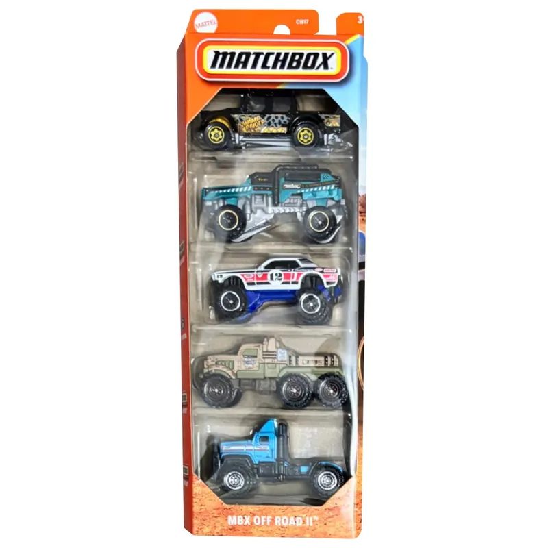 Matchbox Off Road II. 5db-os kisautó szett 1/64 - Mattel Árcsökkenés