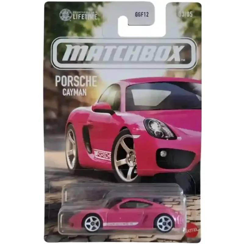 Matchbox Ikonikus Porsche Cayman pink kisautó 1/64 – Mattel Kiárusítás