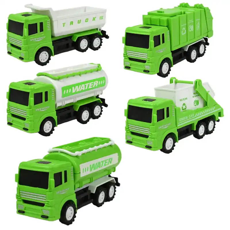 City Truck Szelektív hulladékgyűjtő teherautó többféle változatban 13cm Különleges ajánlat