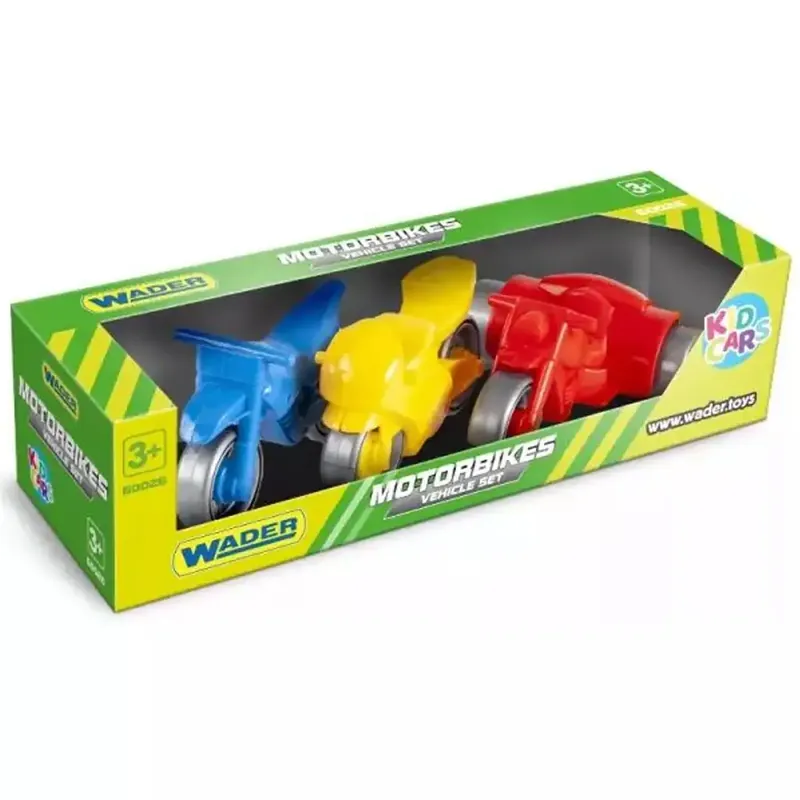 Kid Cars 3db-os motorkerékpár szett - Wader Gyors kiszállítás