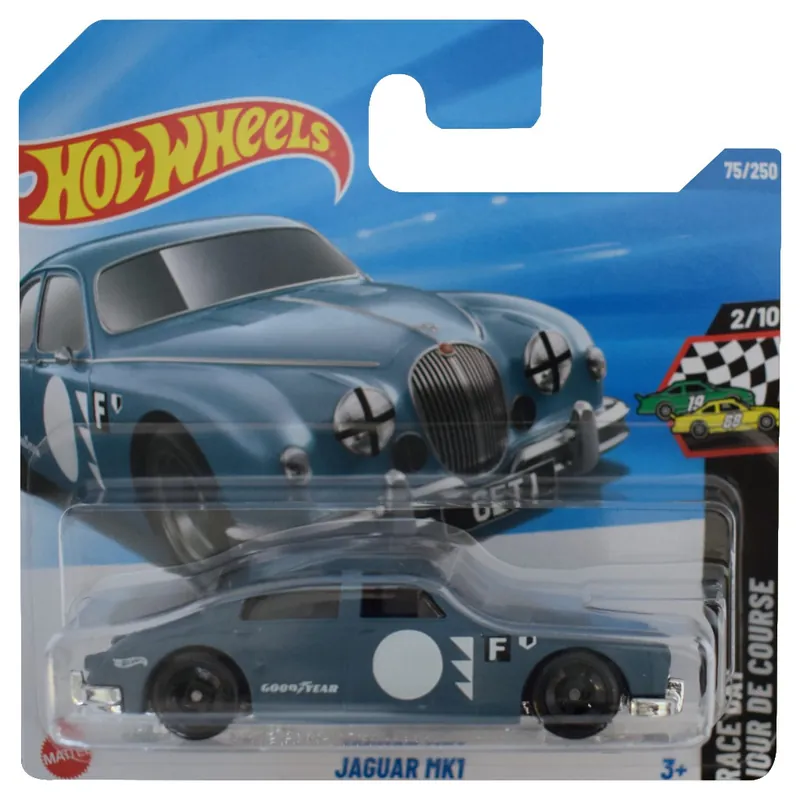 Rendeld meg most Hot Wheels Jaguar MK1 szürke kisautó 1/64 - Mattel