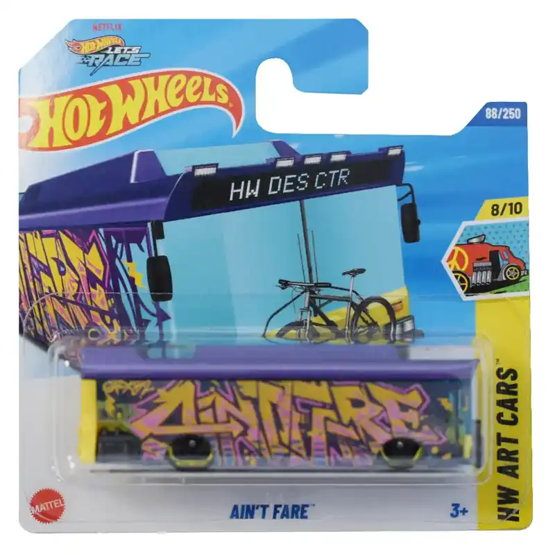 Olcsó Hot Wheels Ain‘t Fare lila kisautó 1/64 - Mattel