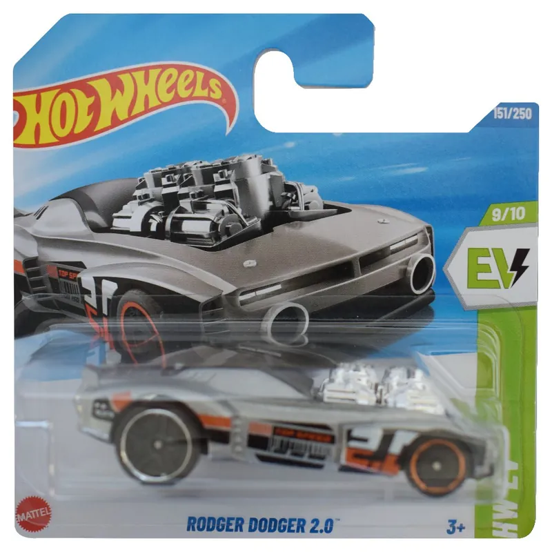 Hot Wheels Rodger Dodger 2.0 szürke kisautó 1/64 - Mattel Csak ma