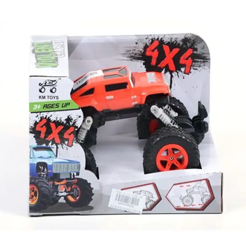 Vedd meg most Rugós terepjáró autó 4x4-es piros színben