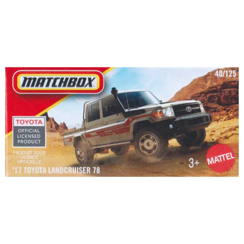 Újdonság Matchbox ’17 Toyota Land Cruiser 78 kisautó 1/64 – Mattel