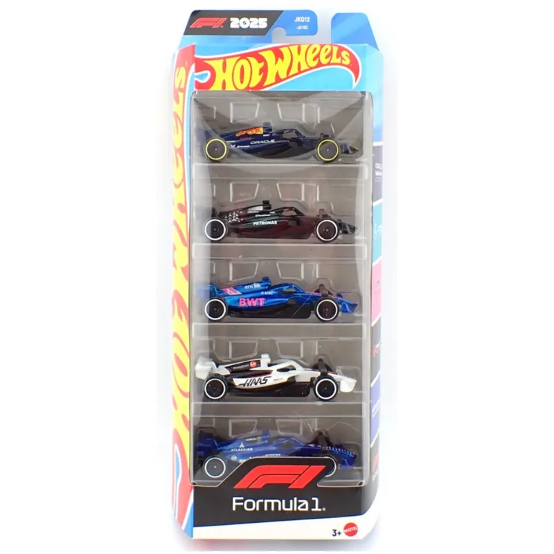 Hot Wheels Formula-1 5 db-os kisautó szett 1/64 – Mattel Akciós ár